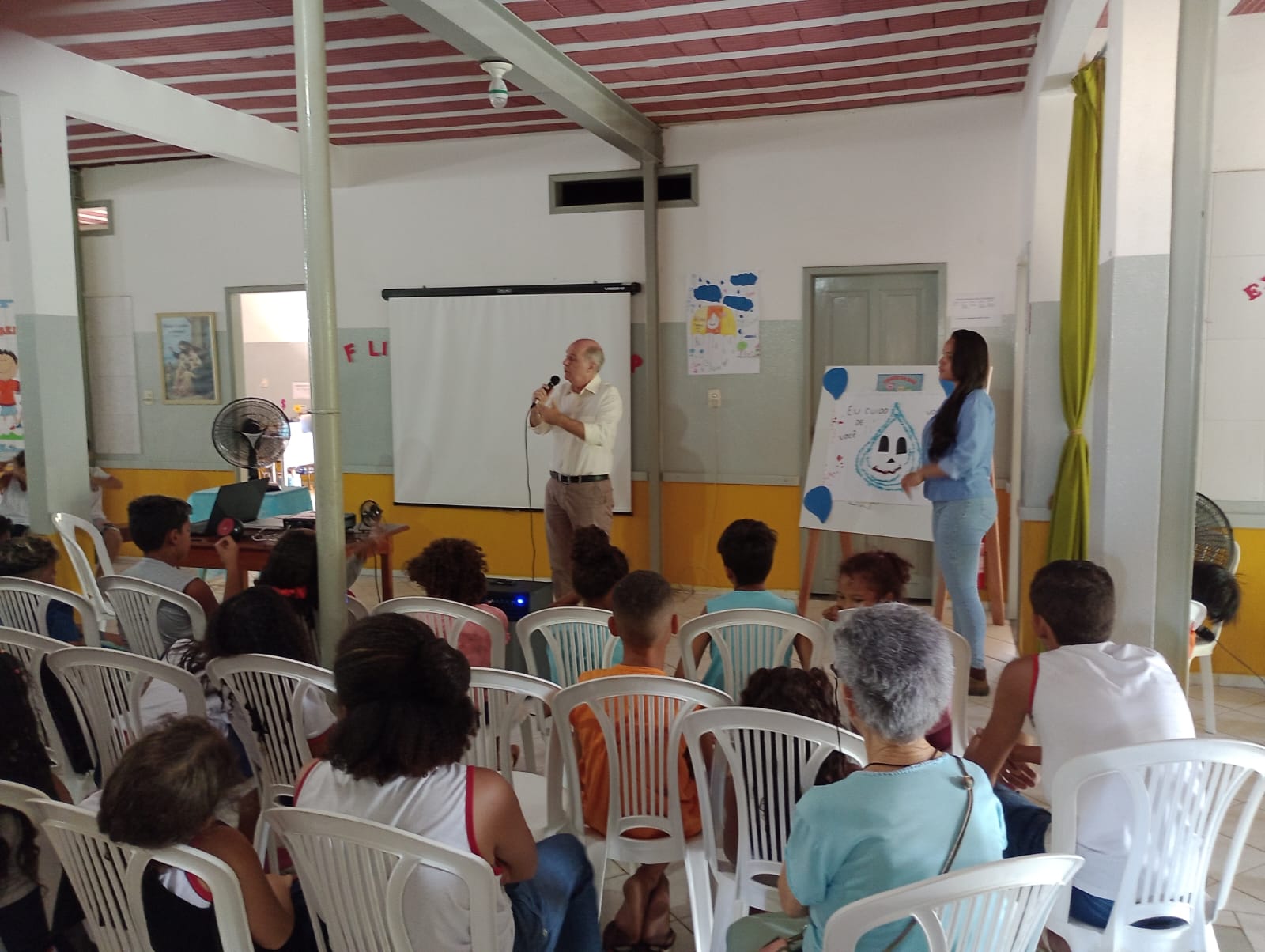 SAAE visita Lar São José para falar da importância da água
