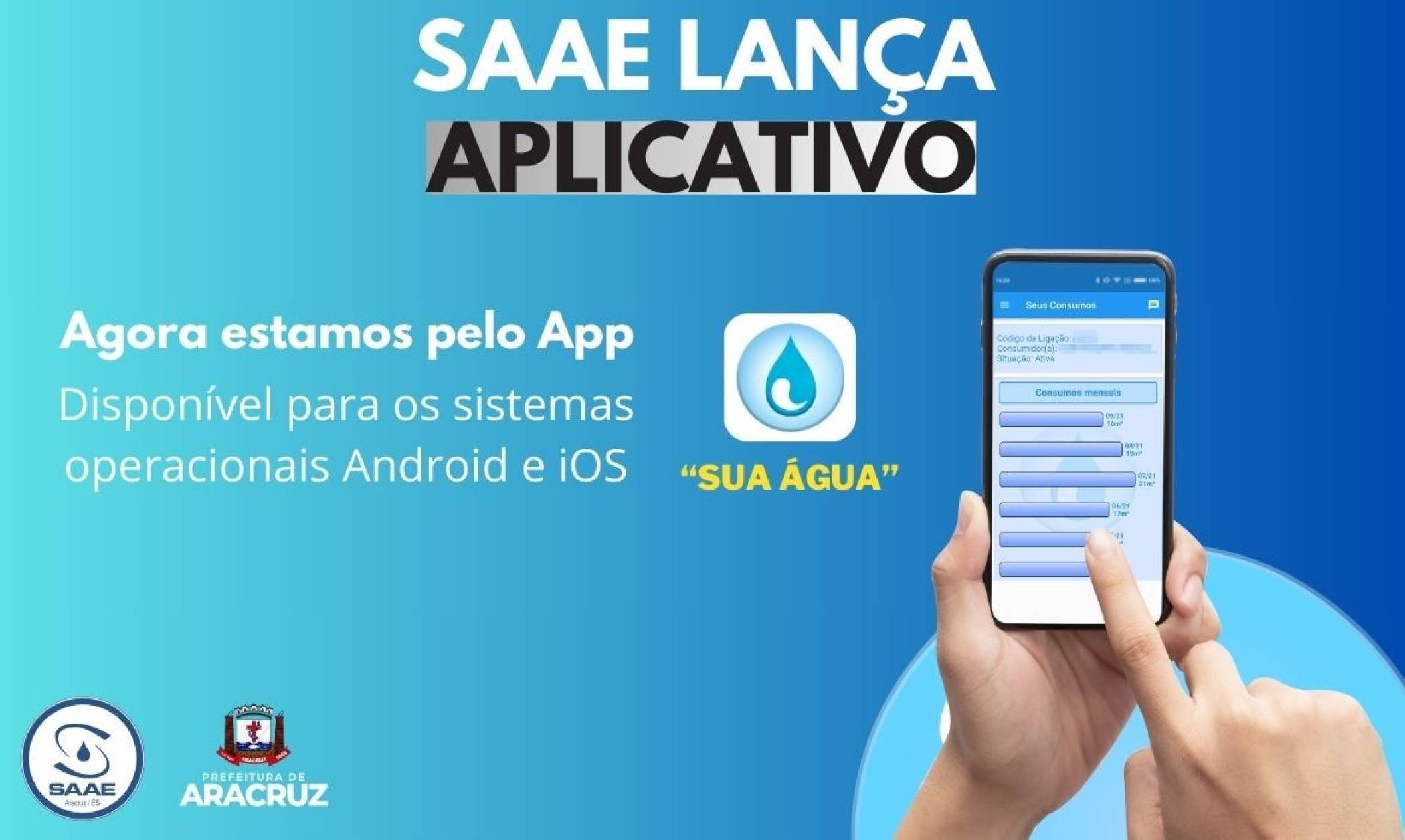 SAAE lança aplicativo para facilitar acesso aos serviços